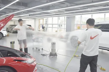 페라리 F8 스파이더 슈퍼카 전체 랩핑 라이프 쉴드 PPF 시공 / 하남, 강동, 송파
