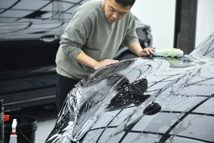 포르쉐 타이칸 출고 직후 전체 PPF 필름 가격 아깝지않게 완료 / 하남, 강동, 송파