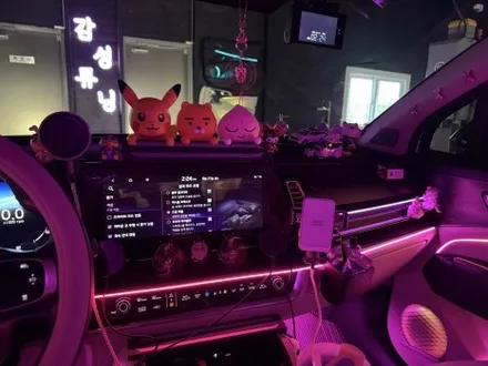 스포티지 NQ5 순정연동 무빙 엠비언트 전체 시공 화려하네요 / 천안시 동남구