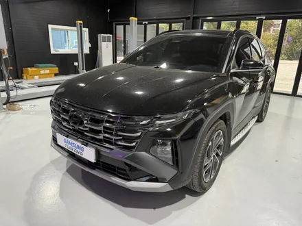 투싼 NX4 깔끔한 아크릴 매립 순정연동 엠비언트 시공으로 화려해졌네요 / 천안시 동남구