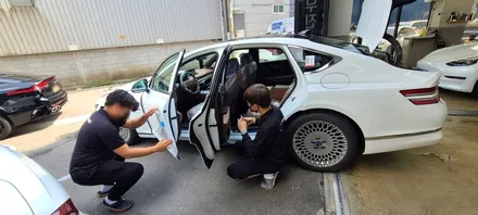 제네시스 G80 신차검수, 구석구석 디테일하게 카스페이스 전주 / 전주 효자동