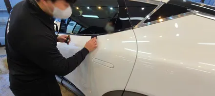 제네시스 신차패키지 전문점의 GV60 업그레이드 과정 / 전주 효자동