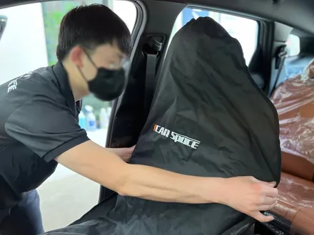 전주 신차패키지 작업으로 은은한 반사감이 더해진 기아 스포티지. / 전주 효자동