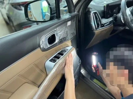 쏘렌토 전주 신차패키지 레인보우 V90 썬팅 그리고 언더코팅도 함께 / 전주 효자동