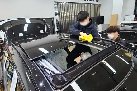 강렬한 블랙 스포티지, 전주 신차검수 전문점에서 점검 완료! / 전주 효자동