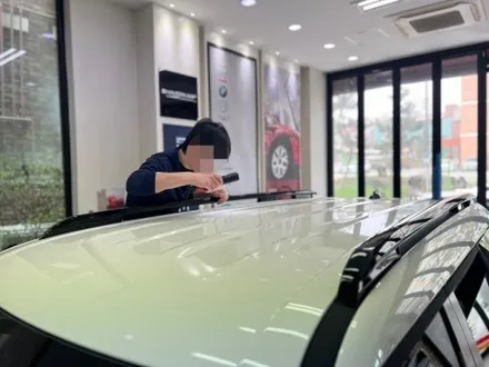 싼타페 전주 신차검수 주유구 하자 발견 / 전주 효자동
