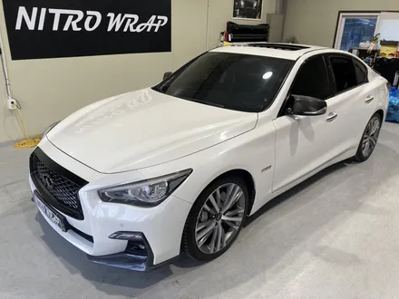 q50s 인피니티 루프스킨 윈도우 크롬 몰딩 부분 랩핑 구미 니트로 / 구미시 양호동