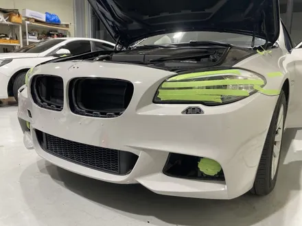 bmw 520d F바디 에리버리 전체 글로스 그레이 랩핑 / 구미시 양호동