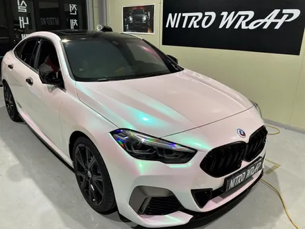 BMW M235i  오로라 화이트 전체 랩핑, 부분 카본 및 생활보호 PPF 구미 니트로 KKvinyl / 구미시 양호동