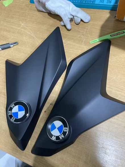 BMW G310 오토바이 부분 무광 블랙 랩핑 / 구미시 양호동