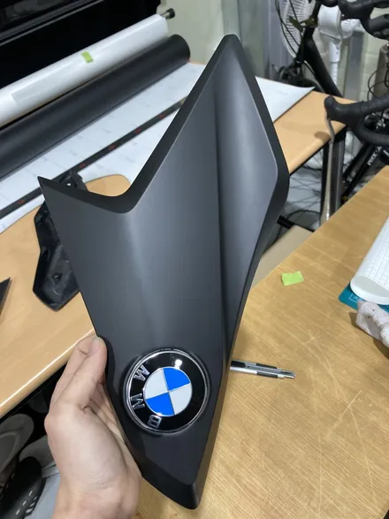 BMW G310 오토바이 부분 무광 블랙 랩핑 / 구미시 양호동