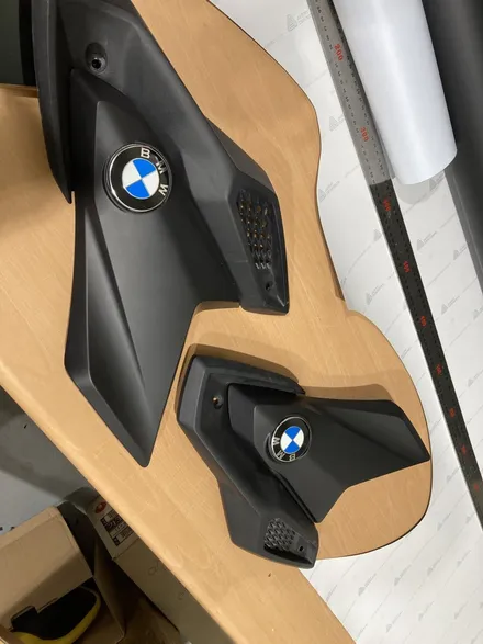BMW G310 오토바이 부분 무광 블랙 랩핑 / 구미시 양호동