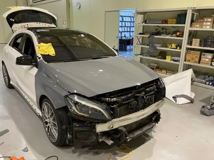 A45 AMG 벤츠에서 락그레이로 변신. 구미랩핑 니트로 / 구미시 양호동