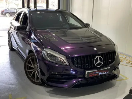 A45 amg 텍랩-블랙체리아이스 전체랩핑 / 구미시 양호동