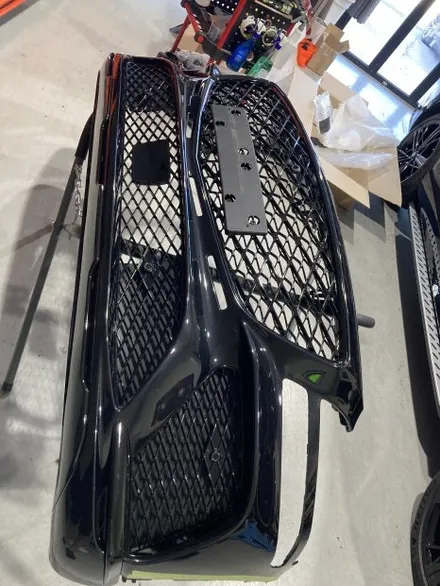 구미 블랙 에디션 크롬죽이기 랩핑 GV80 쿠페 엠블럼 레터링 블랙 그릴 교체 / 구미시 양호동