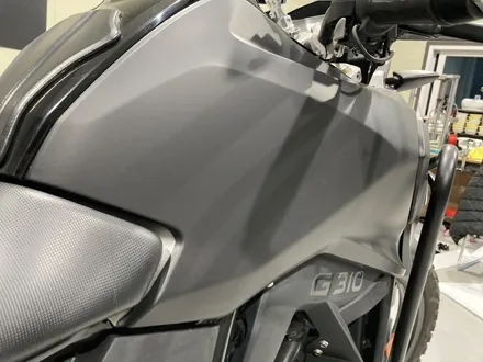 BMW G310 오토바이 부분 무광 블랙 랩핑 / 구미시 양호동