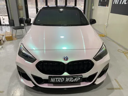 BMW M235i  오로라 화이트 전체 랩핑, 부분 카본 및 생활보호 PPF 구미 니트로 KKvinyl / 구미시 양호동