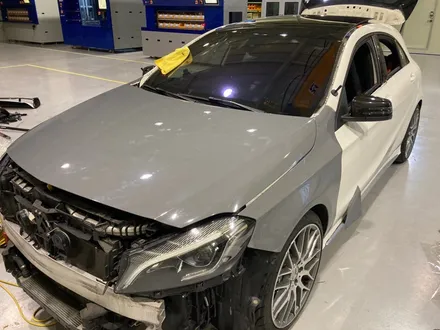 A45 AMG 벤츠에서 락그레이로 변신. 구미랩핑 니트로 / 구미시 양호동