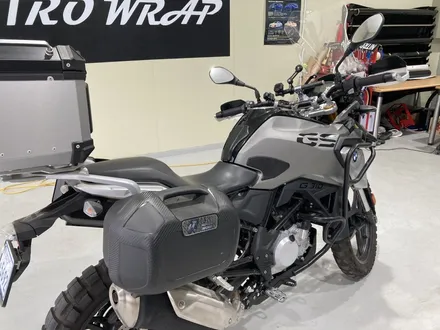 BMW G310 오토바이 부분 무광 블랙 랩핑 / 구미시 양호동