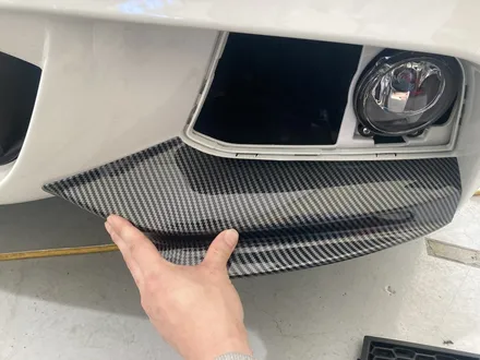 BMW 5시리즈 카본 파츠 부품 장착 및 사이드미러랩핑, 사이드 스텝 데칼 스티커 구미 랩핑 / 구미시 양호동