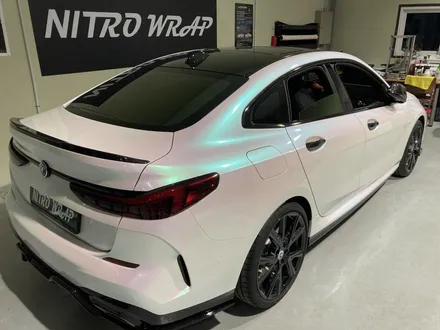 BMW M235i  오로라 화이트 전체 랩핑, 부분 카본 및 생활보호 PPF 구미 니트로 KKvinyl / 구미시 양호동