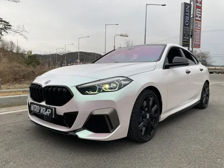 BMW M235i  오로라 화이트 전체 랩핑, 부분 카본 및 생활보호 PPF 구미 니트로 KKvinyl / 구미시 양호동