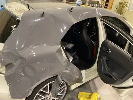 A45 AMG 벤츠에서 락그레이로 변신. 구미랩핑 니트로 / 구미시 양호동