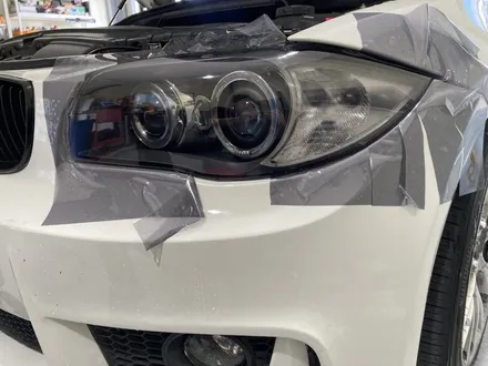 bmw 120d  헤드라이트 톤다운 PPF 라이트 필름 시공 구미 랩핑 / 구미시 양호동