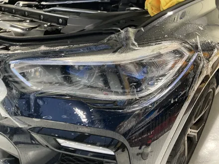 BMW X6 헤드라이트 보호 PPF 생활보호 시공 구미 니트로 랩핑 / 구미시 양호동