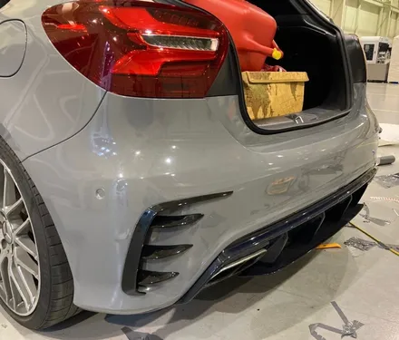 A45 AMG 벤츠에서 락그레이로 변신. 구미랩핑 니트로 / 구미시 양호동