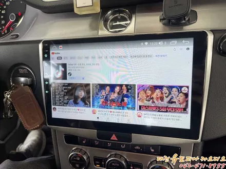 [ 폭스바겐 뉴CC ] 10인치 대형 안드로이드 올인원 시공작업