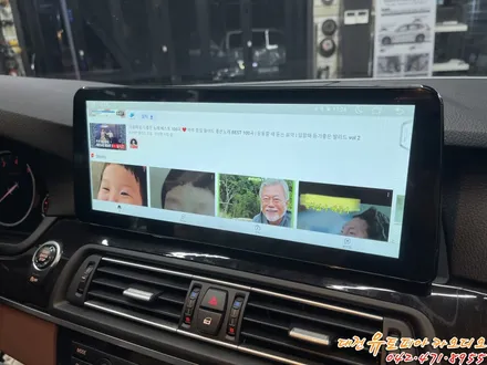 대전 카오디오 [ BMW f10 528i ] 안드로이드 올인원으로 모두 교체!