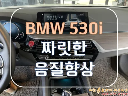 대전 카오디오 [BMW 530i] CDT BMW 전용 스피커 장착