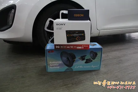 대전 카오디오 [올뉴모닝] 도어성형작업과 카오디오 풀시스템