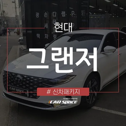 티나인 R100으로 시공된 그랜저의 모습 / 대구 달서구 이곡동