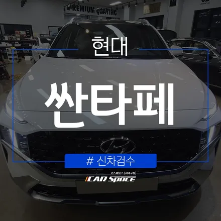 싼타페에서 발견된 미세 도장 까짐 자국? 인수 결정되었습니다. / 대구 달서구 이곡동