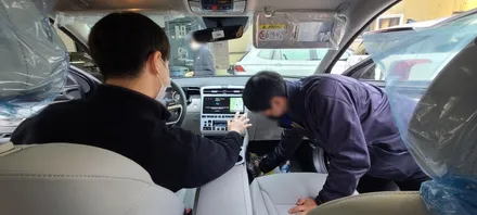 투싼, 대구 신차검수 서비스로 검수 후 신차패키지 작업 준비~! / 대구 달서구 이곡동
