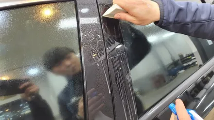 레인보우의 비반사 필름 카스페이스 서대구점에서 시공해봤습니다. / 대구 달서구 이곡동