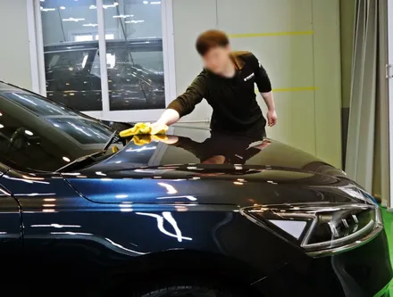 2019 K7 레이노 팬텀 S7 썬팅 , 유리막코팅 시공 / 대구 달서구 이곡동