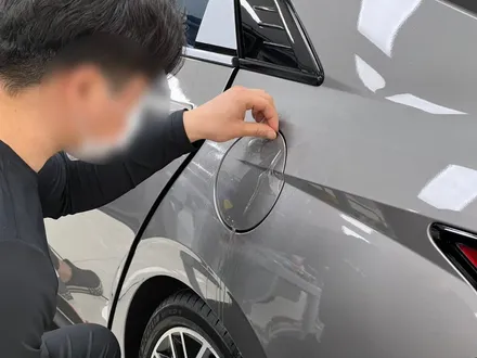 시원한 하늘빛 블루 색감, 레이니 블루로 시공된 아반떼 N! / 대구 달서구 이곡동