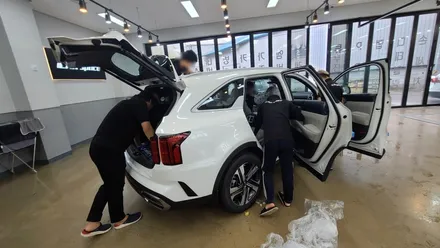 전문기기를 활용하는 대구 신차검수 전문점, 쏘렌토 양품 판정 / 대구 달서구 이곡동