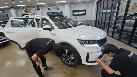 [대구 신차검수] 쏘렌토 검수 중 발견된 미세한 하자 / 대구 달서구 이곡동