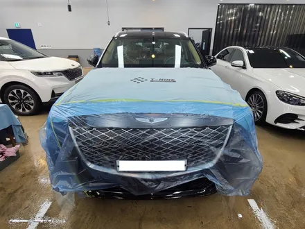 철저한 마스킹 작업으로 안전한 틴팅 시공 완료된 GV80의 모습! / 대구 달서구 이곡동