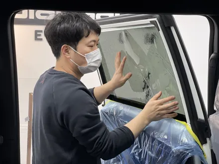 대구썬팅 렉스턴스포츠 티나인 R100 / 대구 달서구 이곡동