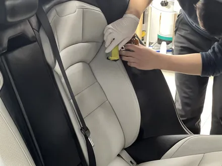 대구 썬팅 재시공, 타이칸 블락포디 비바 스카이블루 어떨까? 가죽코팅도 추가요 / 대구 달서구 이곡동