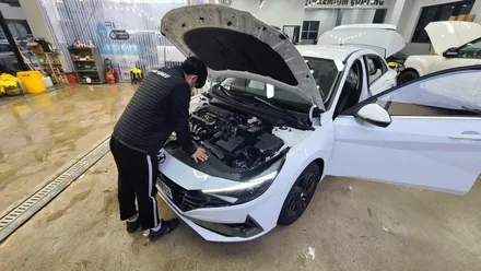 카스페이스 서대구점의 아반떼 신차검수 결과 / 대구 달서구 이곡동