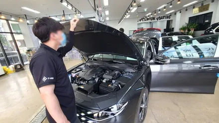 수월한 수정처리를 위한 사전 검수! 그랜저의 검수 결과 / 대구 달서구 이곡동