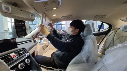 총 3가지 하자가 발견된 제네시스 G70 / 대구 달서구 이곡동