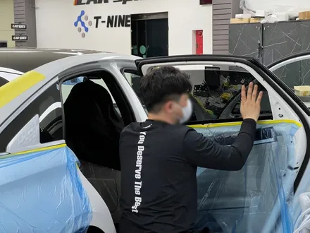 올화이트가 매력인 K8, 대구 신차패키지 작업으로 더욱 깔끔하게! / 대구 달서구 이곡동