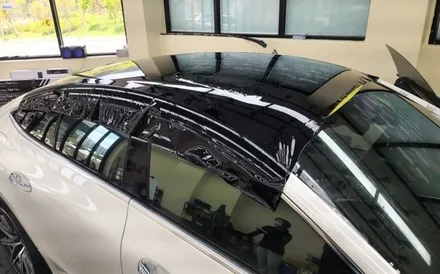대구 랩핑 수입차 크롬죽이기, 루프스킨 벤츠 AMG GT43. / 대구 북구 연경동